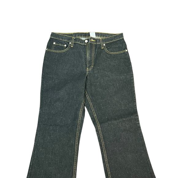 Jordache Womens Jeans 13/14 Cotton Bootcut Black Denim - Picture 2 of 9